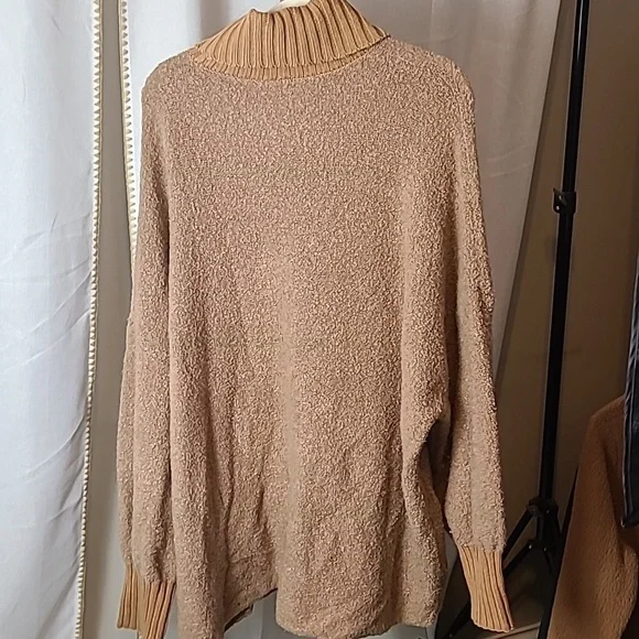 Offline By Aerie Sweaters Women XL Brown Turtle Neck Long Sleeve Pullover Casual - Picture 6 of 6